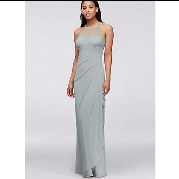 Black David’s Bridal Dress Worn One Time - Picture 5 of 5